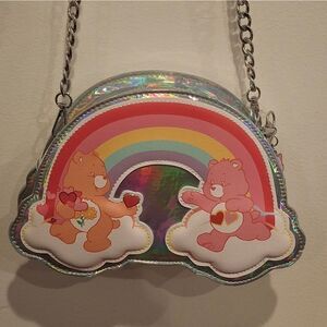 Skinnydip London X Care Bears Holographic Rainbow Crossbody Bag